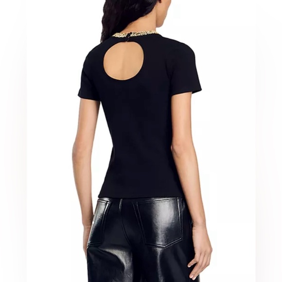 Sandro Rimini Embellished Tee - Picture 3 of 9